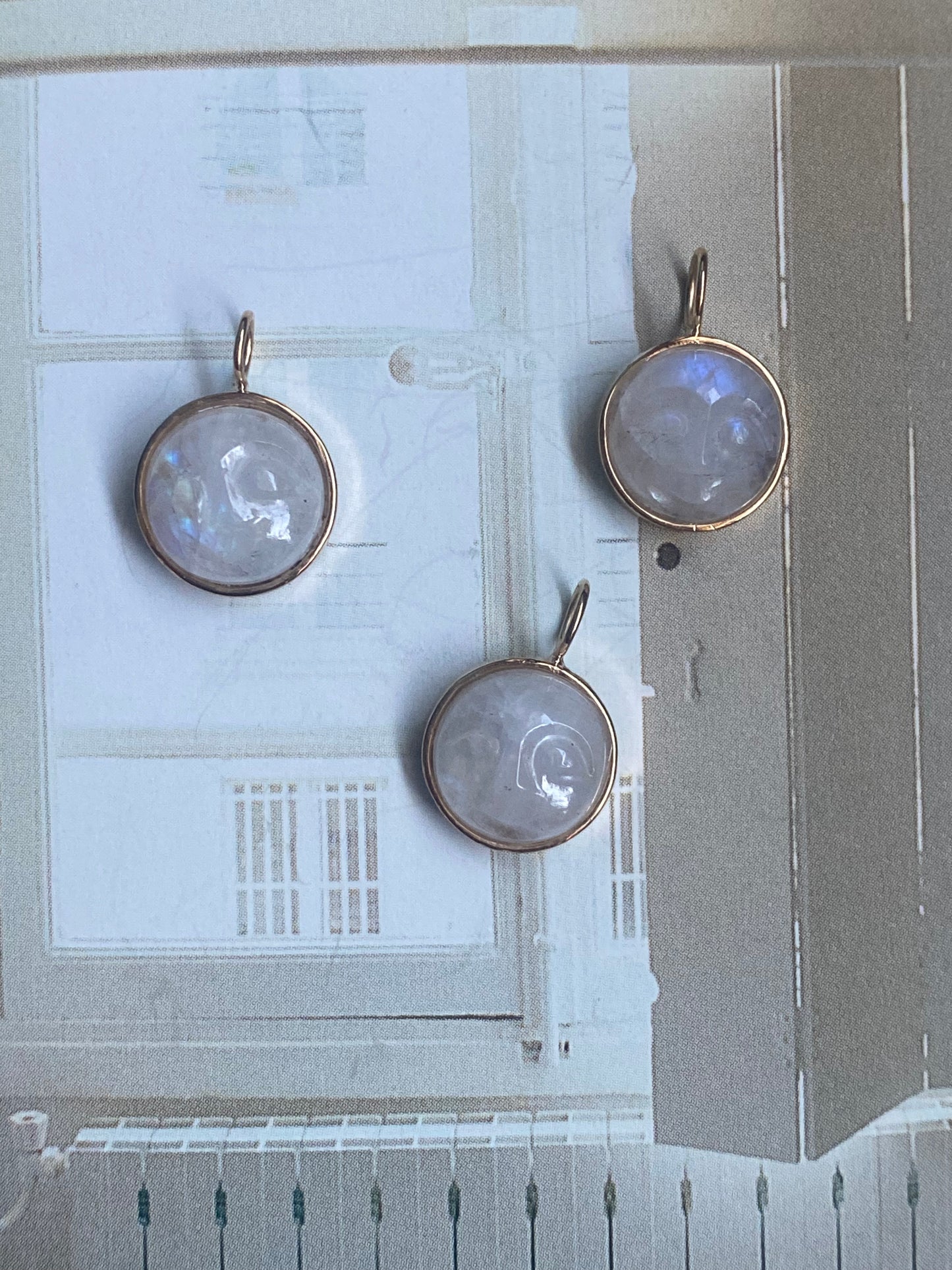 Man in the Moon Charms