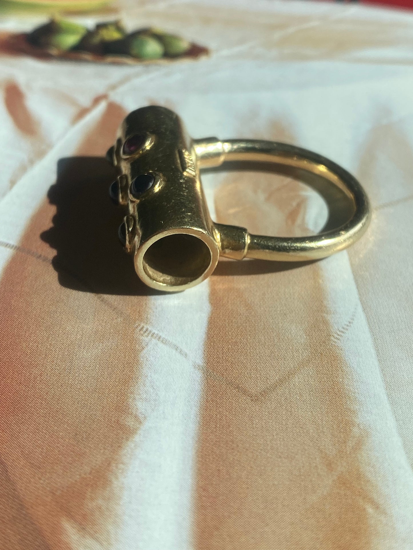 Modernist Lock Style Ring