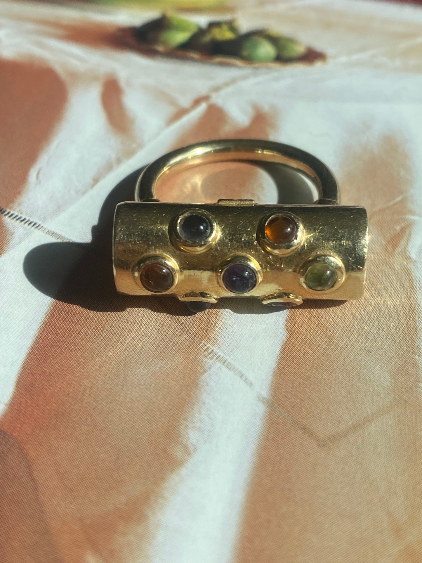 Modernist Lock Style Ring