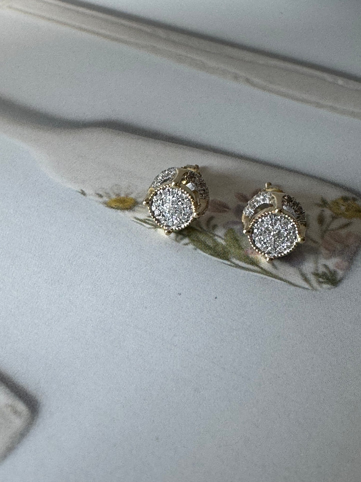 Pave Diamond Studs