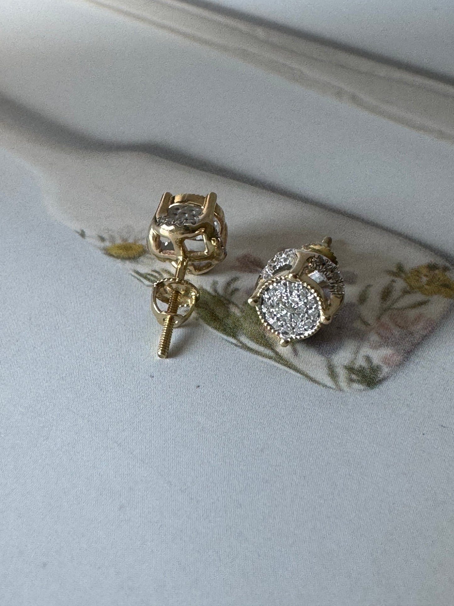 Pave Diamond Studs