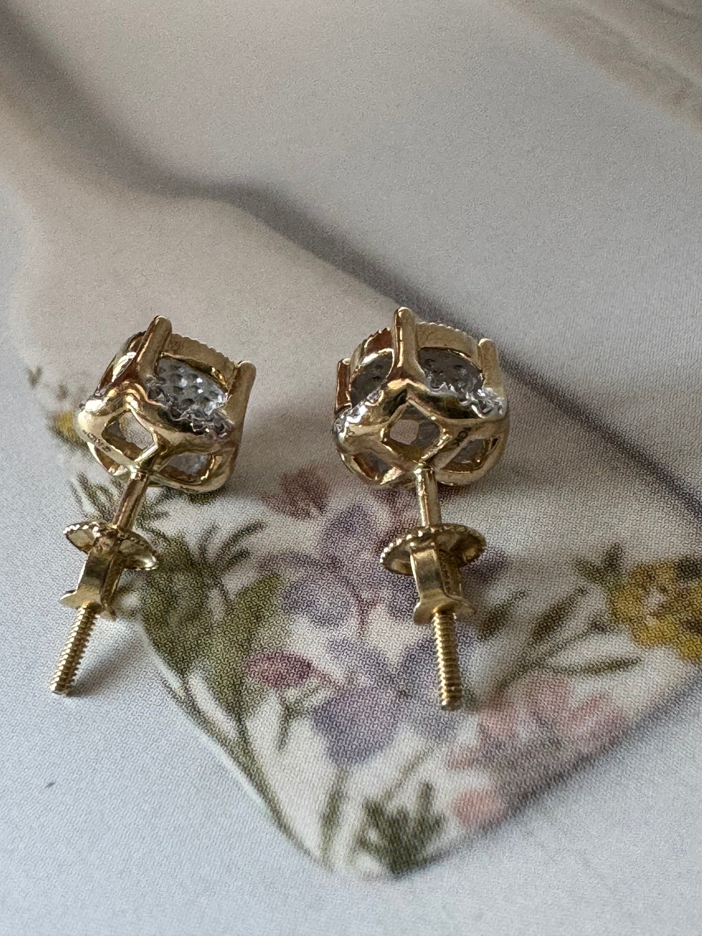 Pave Diamond Studs