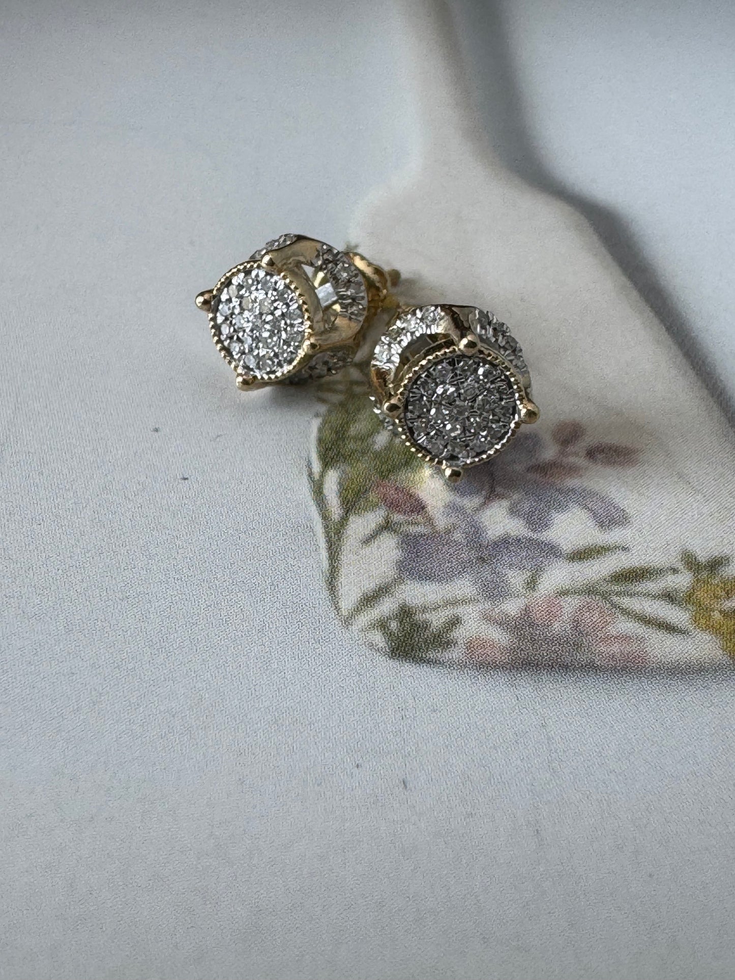 Pave Diamond Studs