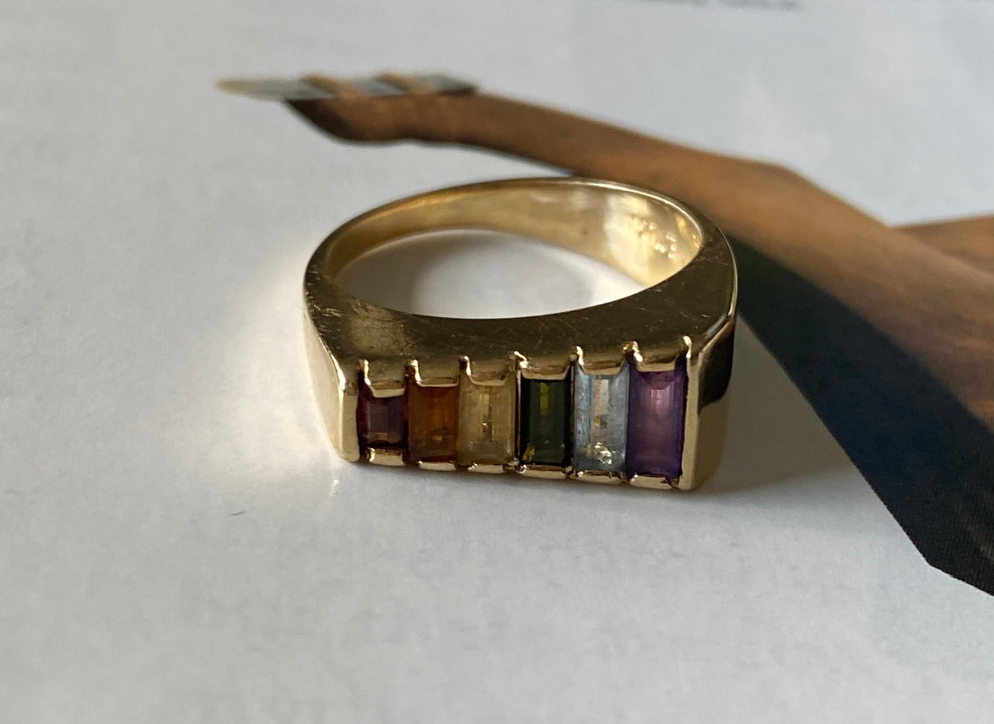 14k Xylophone Ring