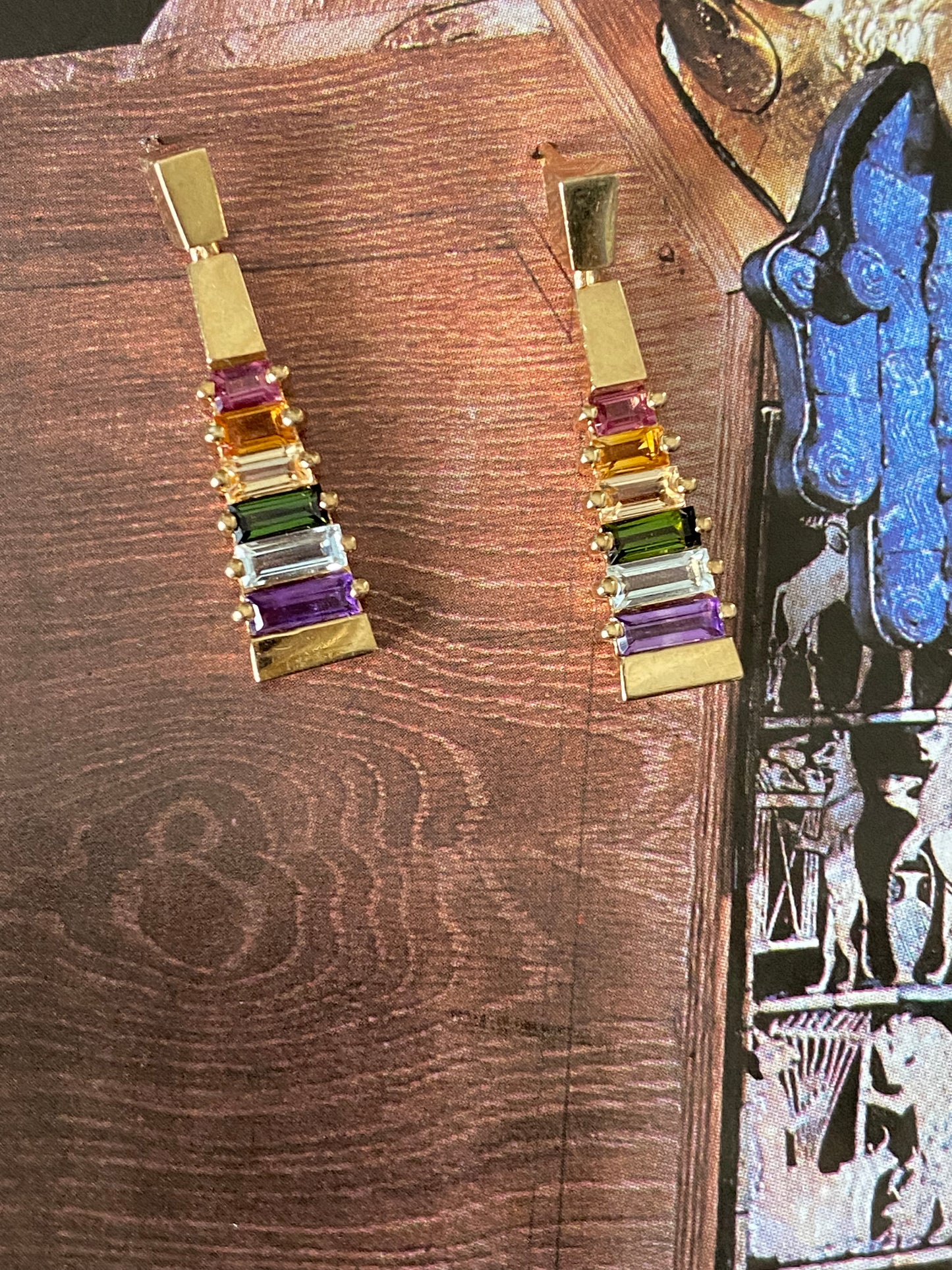 Xylophone Dangle Earrings