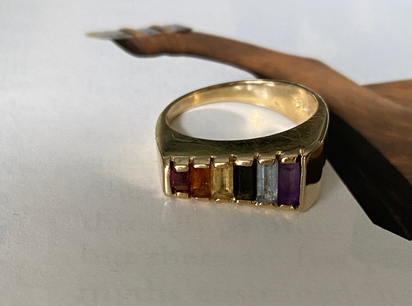 14k Xylophone Ring