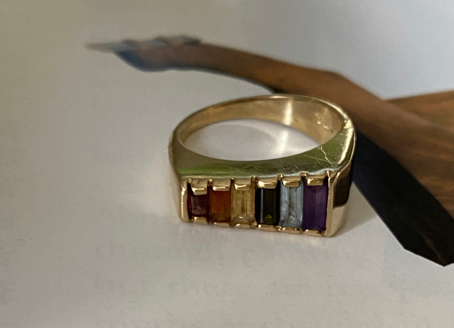 14k Xylophone Ring