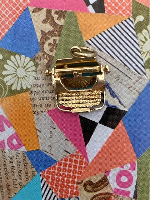 14k Typewriter Charm