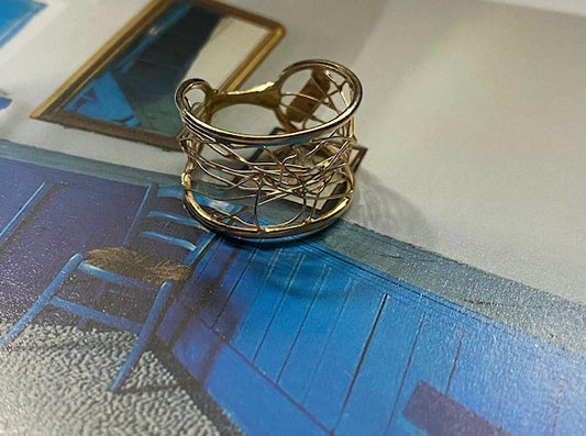 14k Open Work Ring