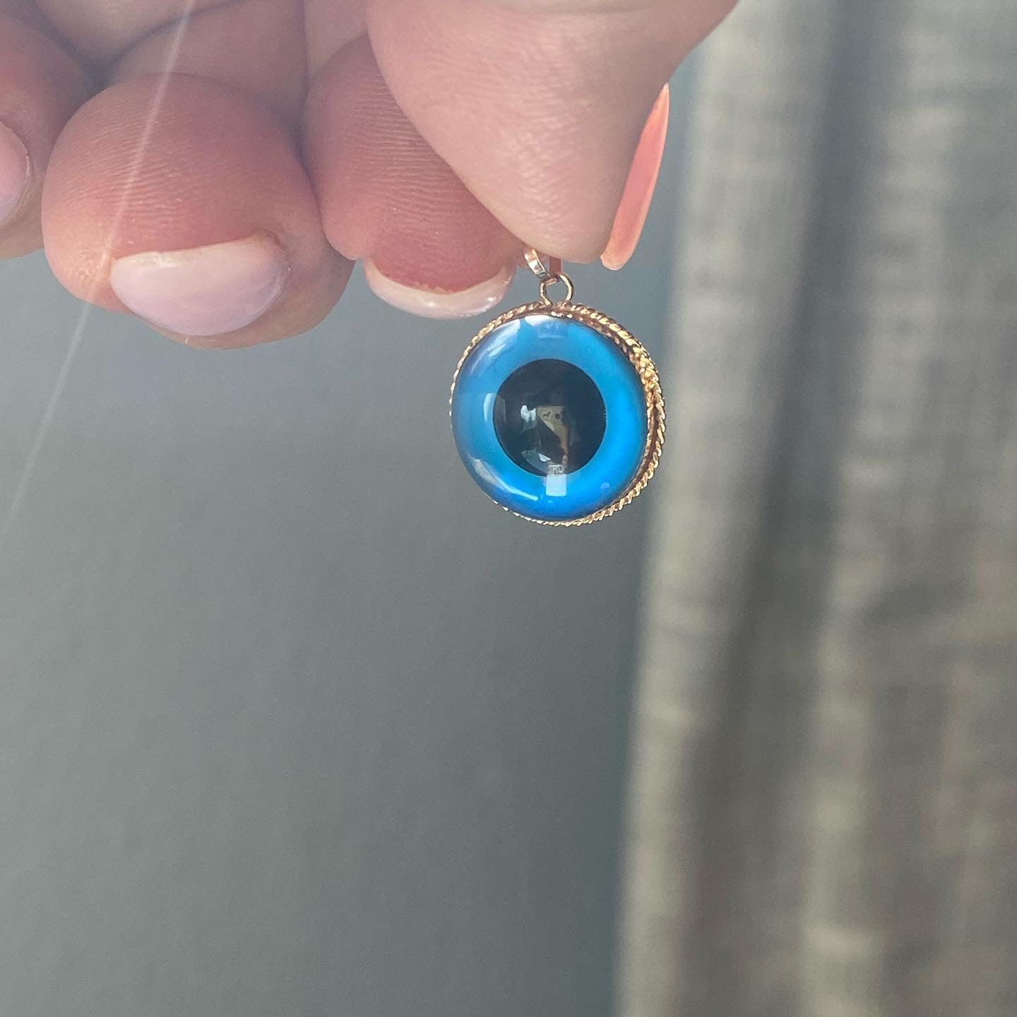 14k Evil Eye Orb