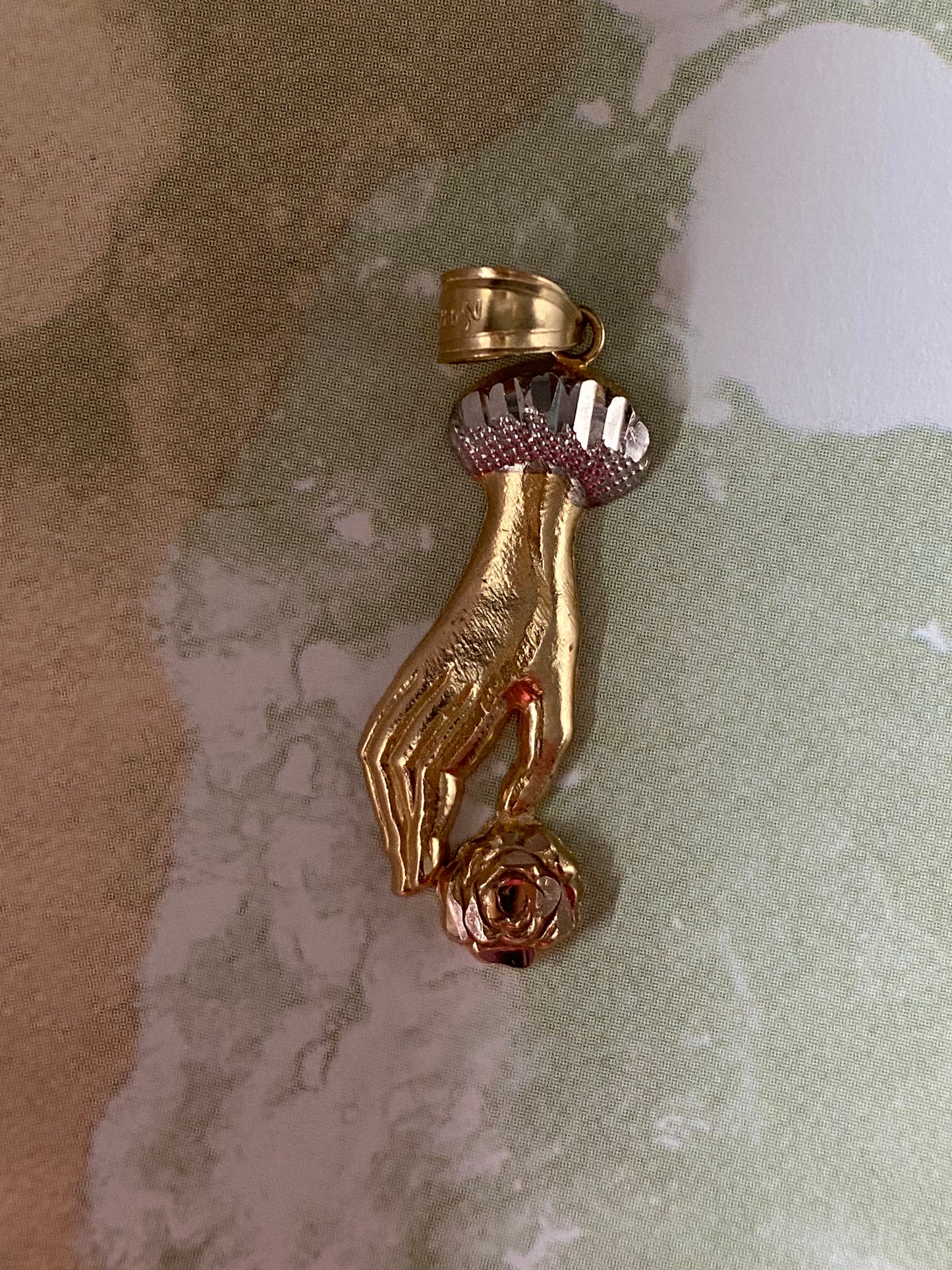 14k Hand Charm