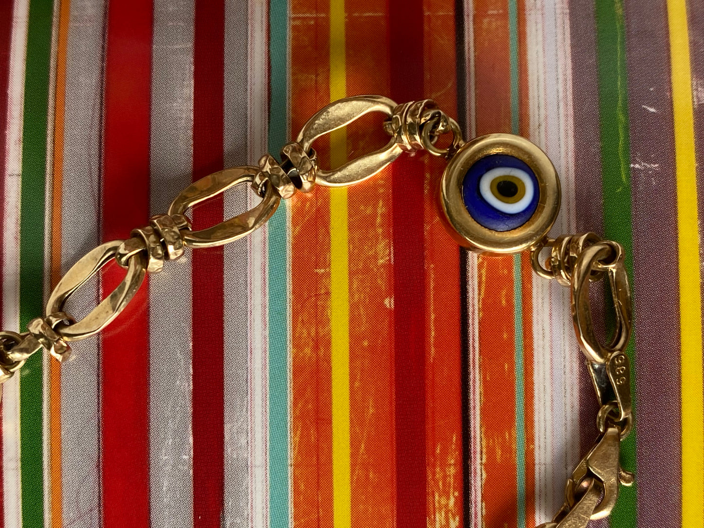 14k Evil Eye Bracelet