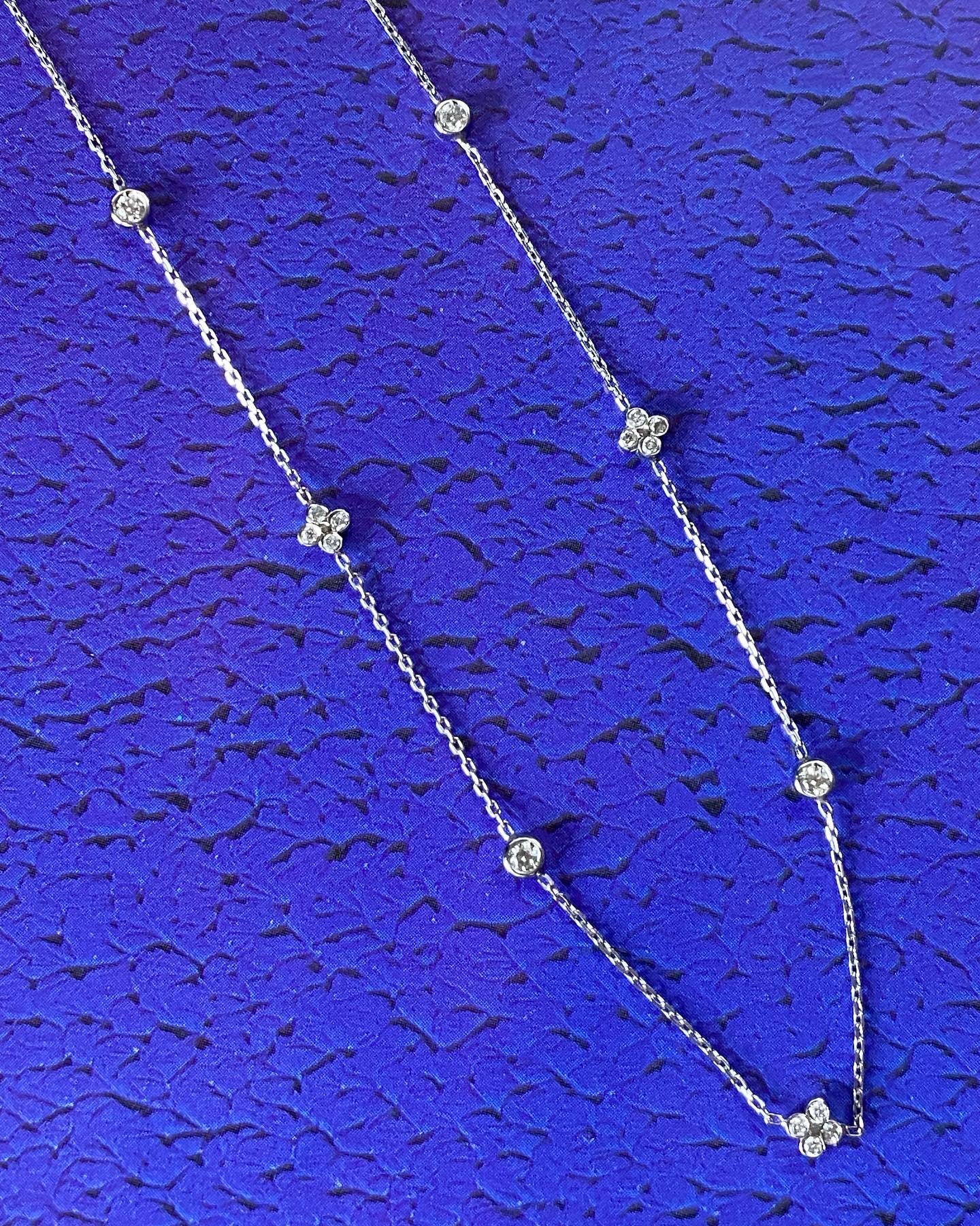 Diamond Station Necklace