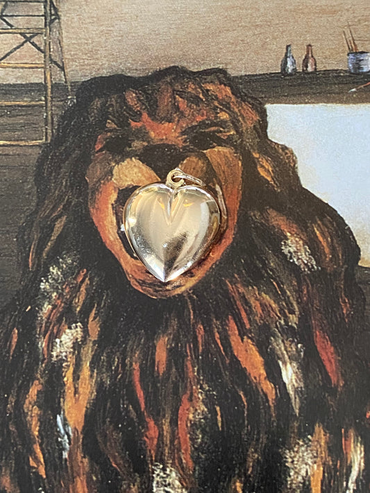 14k Large Puffy Heart Charm