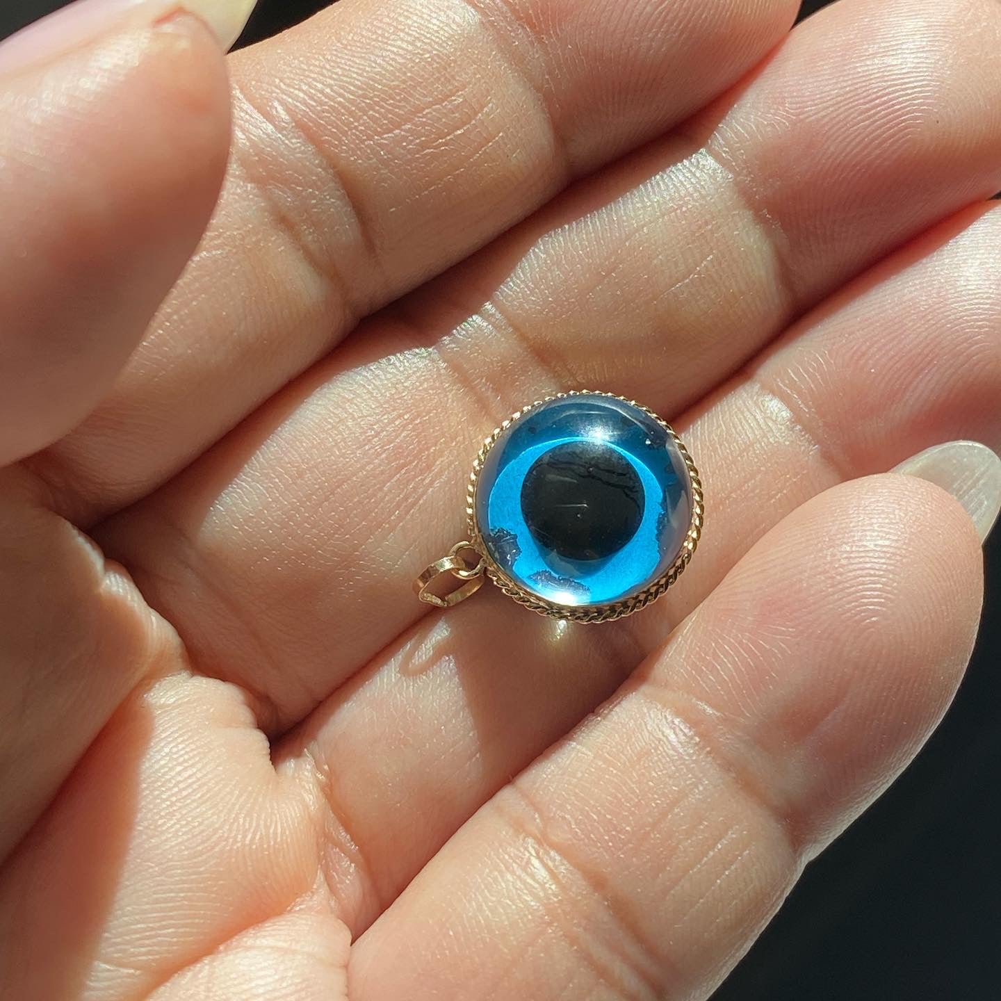 14k Evil Eye Orb