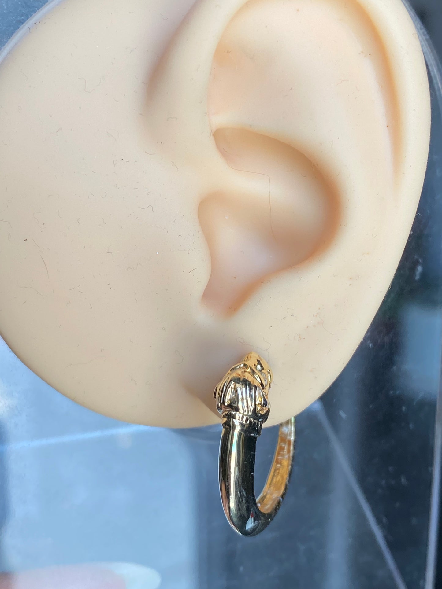 10k Lion’s Head Hoops