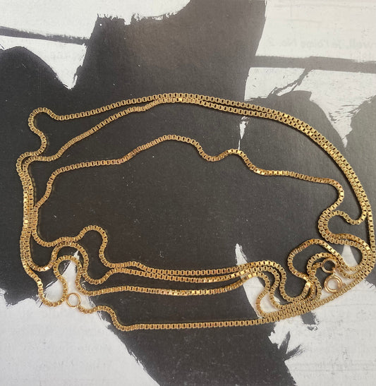 14k Box Chain