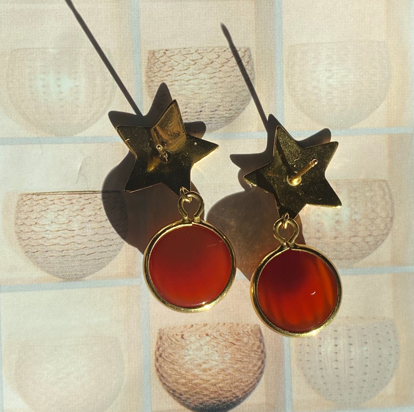 Star Carnelian Dangles