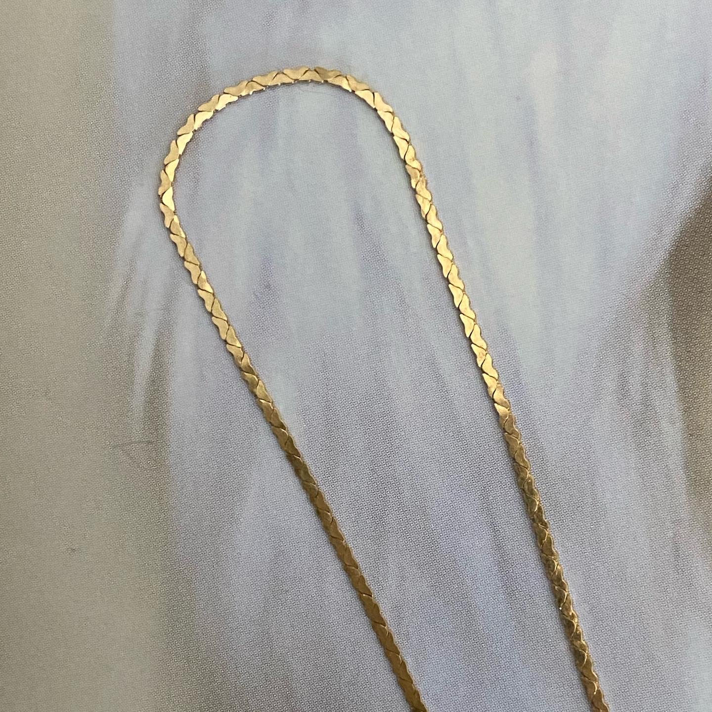 14k Cobra Link Bracelet with Money Bag Charm