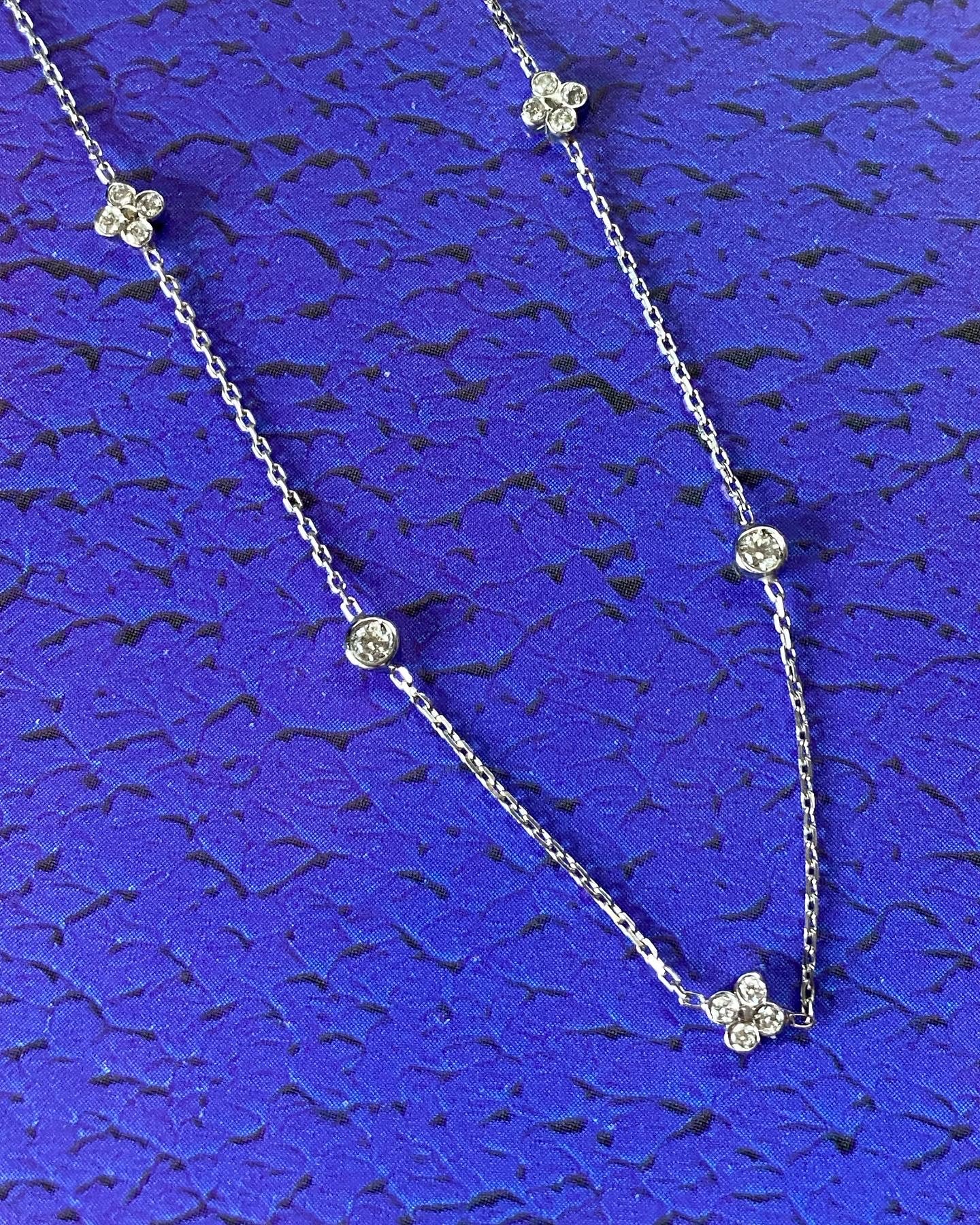 Diamond Station Necklace